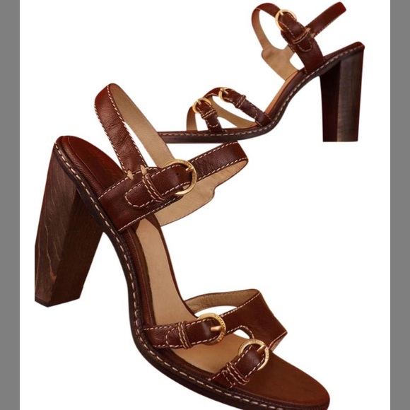 Michael Kors Leather chunky heel sling back - Picture 3 of 9